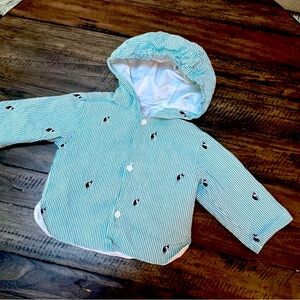 🐳 Seersucker Whale Spring Jacket